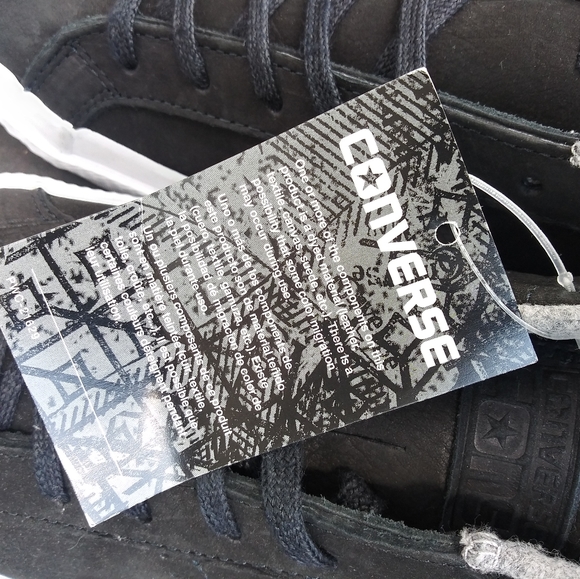 🆕Converse | Lunarlon One Star Ox Low Top Shoes in Black/grey Mens Size 11.5 - Picture 7 of 11